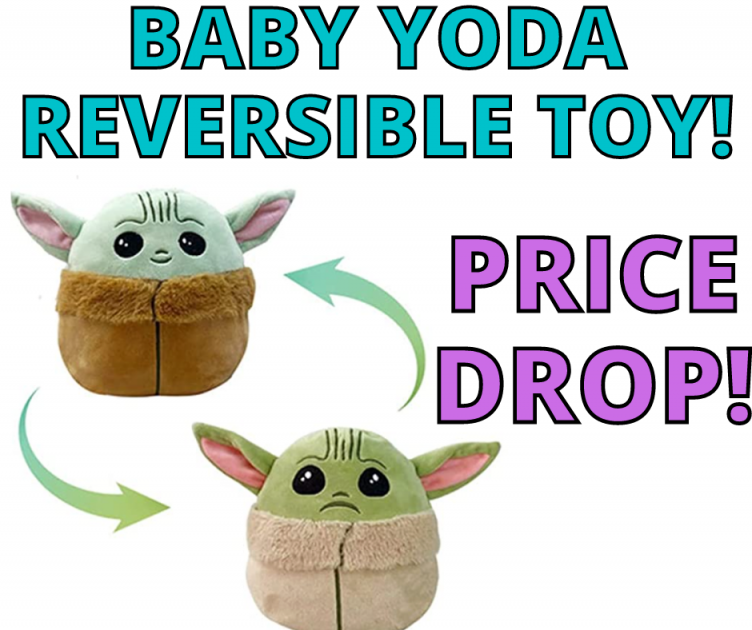 Baby Yoda Reversible Plush Toy! HOT BUY!