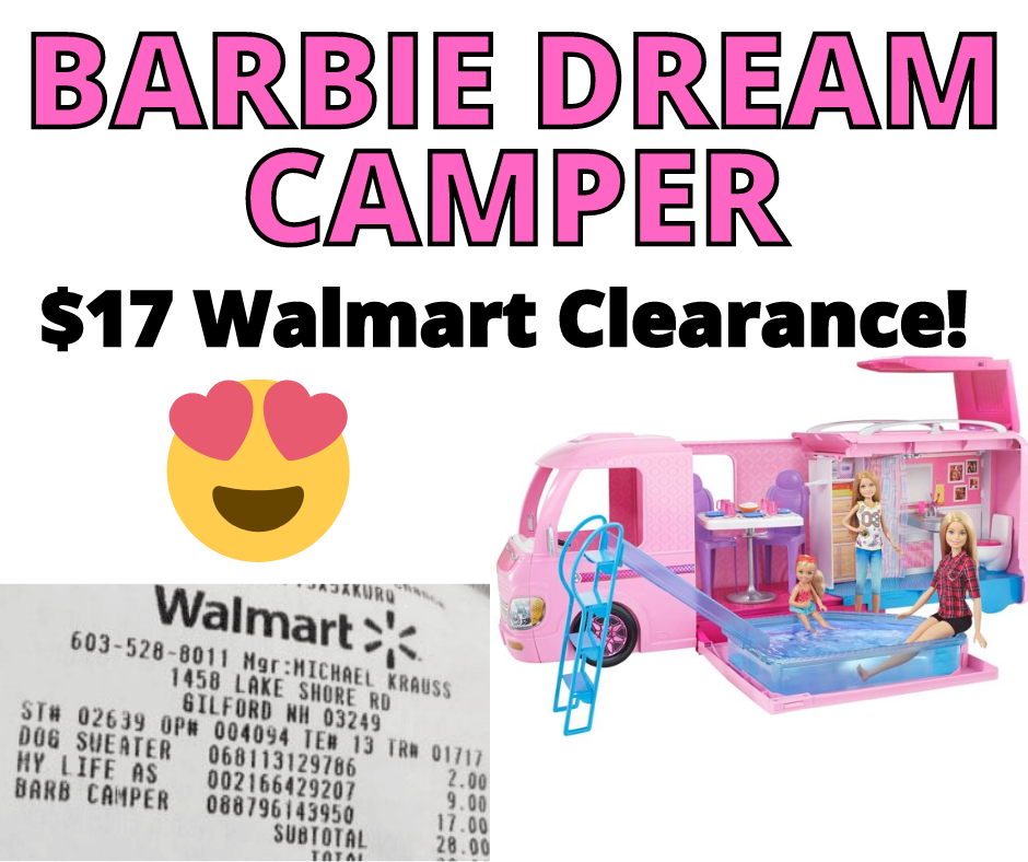 Walmart Clearance! Barbie Dream Camper JUST $17