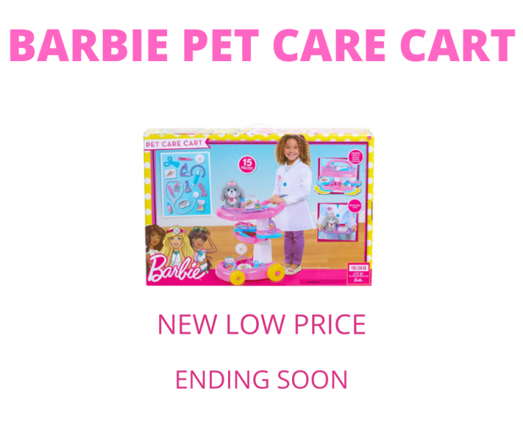 Barbie Pet Care Cart New Low Price! Ending Soon!