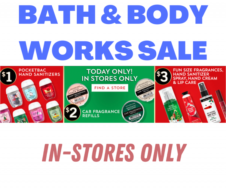Huge Sale Today Only At Bath & Body Works!