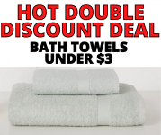 BATH TOWELS UNDER 3