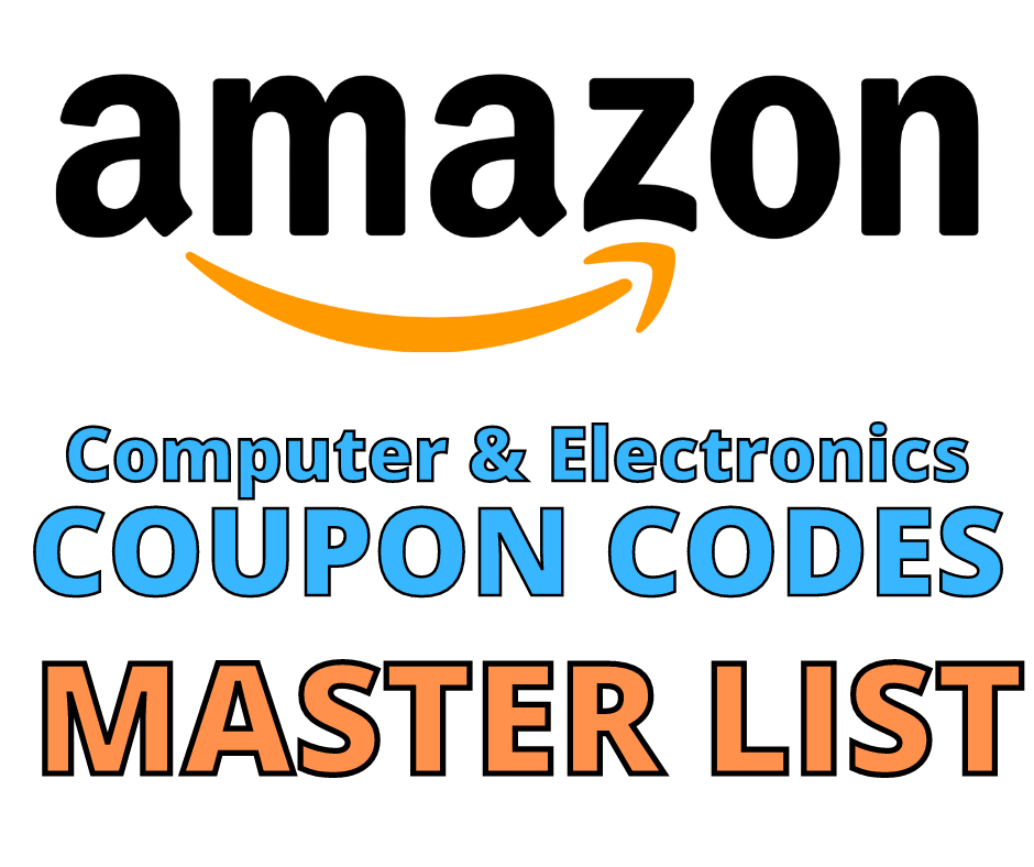 Amazon Computer & Electronics Coupon Codes MASTER LIST