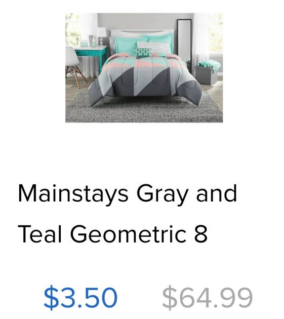 Mainstays Bed In A Bag HUGE Savings at 94% OFF!