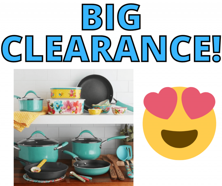 Pioneer Woman Cookware Set ONLY $17 at Walmart!