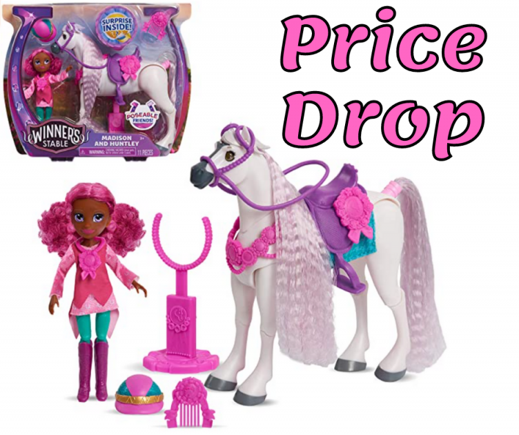 Winners Stable Madison and Huntley Doll and Horse Set HUGE Price Drop!