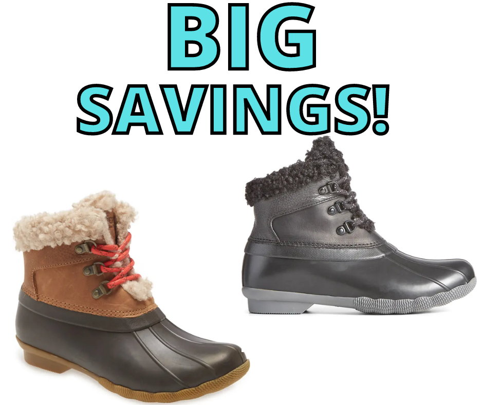 Sperry Sherpa Lined Duck Boots HOT SALE!