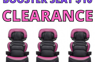HOT! – Evenflo Advanced Big Kid LX Booster Car Seat Only $10.00!!