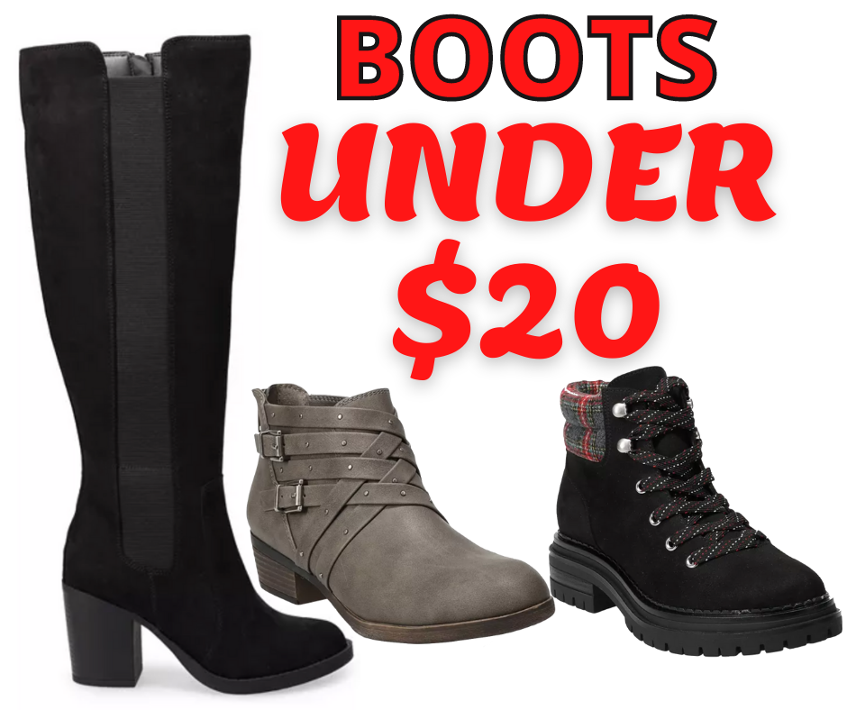 Boots On Sale Now As Low As $13.99! RUN!