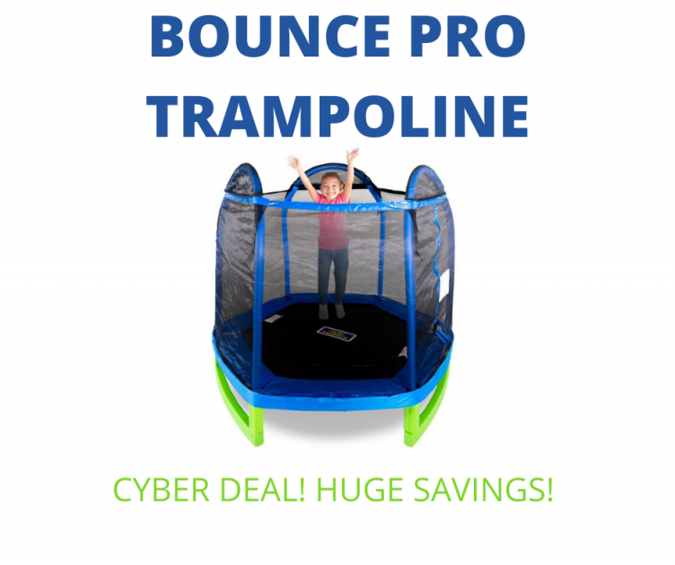 Bounce Pro Trampoline Cyber Deal! Huge Savings!