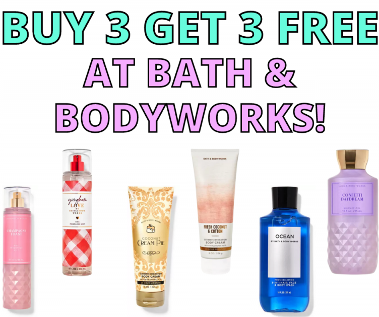 B3G3 FREE At Bath And Body Works!
