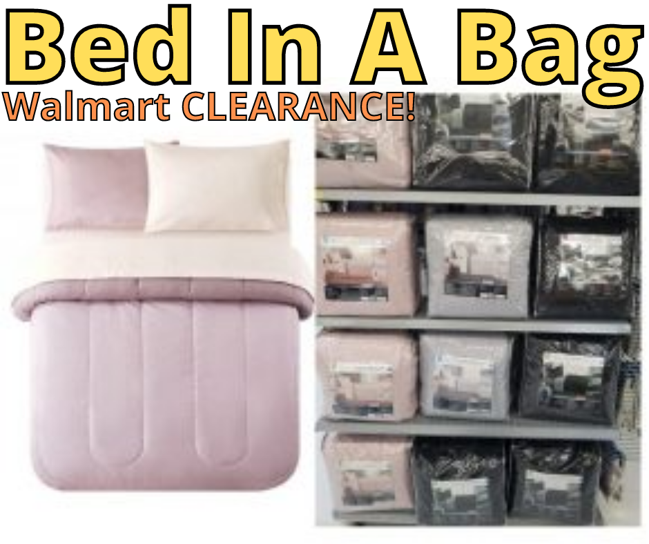 Bed in a Bag ONLY $5! Multiple Colors at Walmart!
