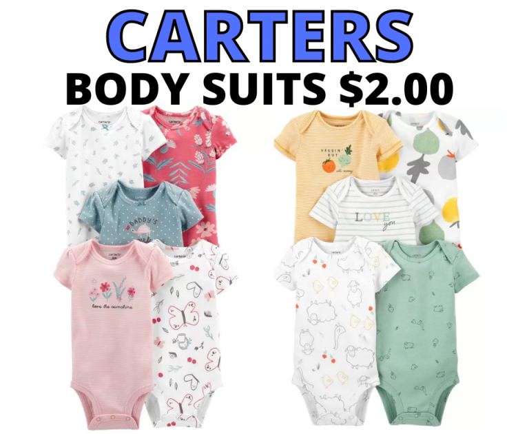 CARTERS BODY SUITS ON SALE TODAY ONLY
