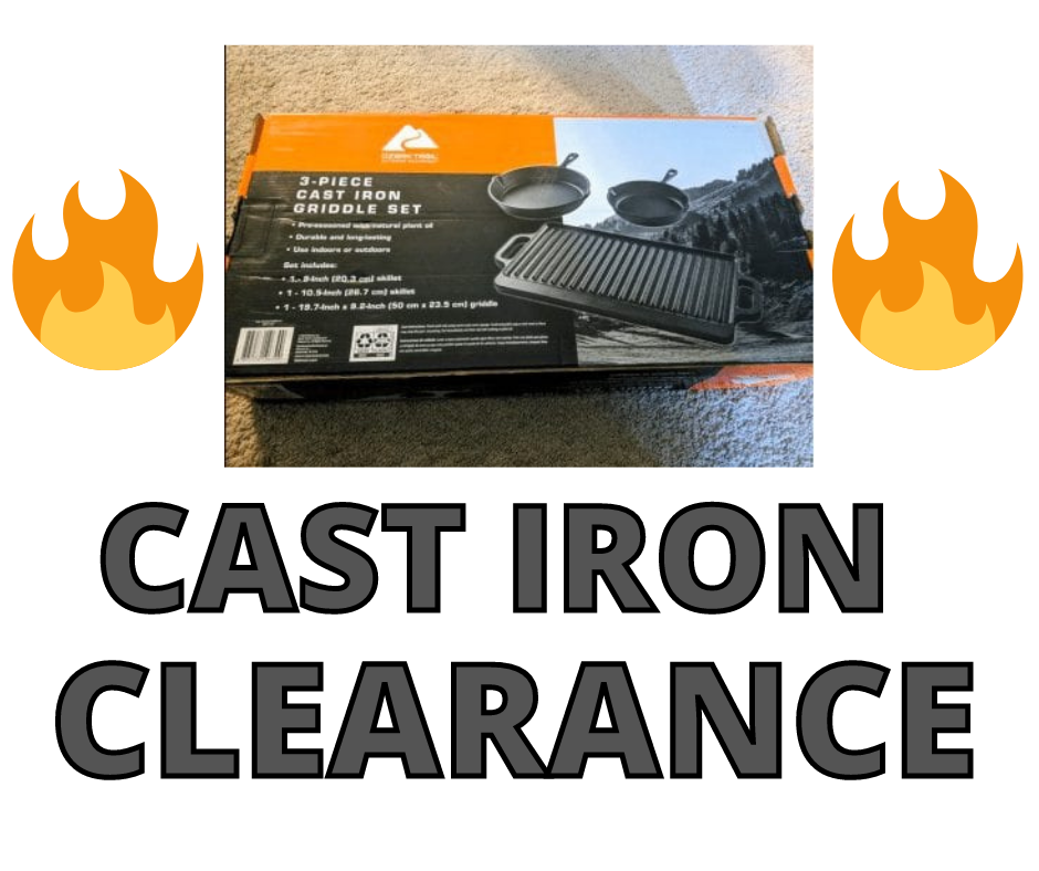 Cast Iron Set on CLEARANCE