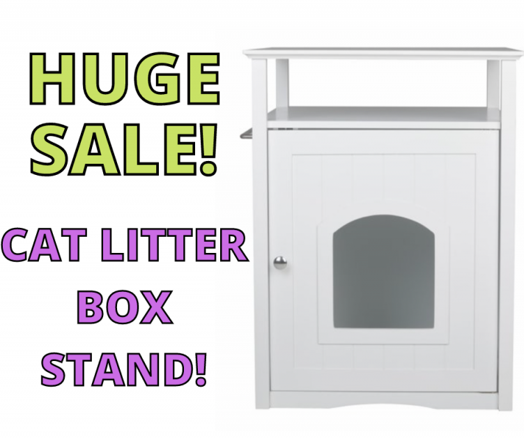 Hidden Litter Box Stand! HOT FIND!
