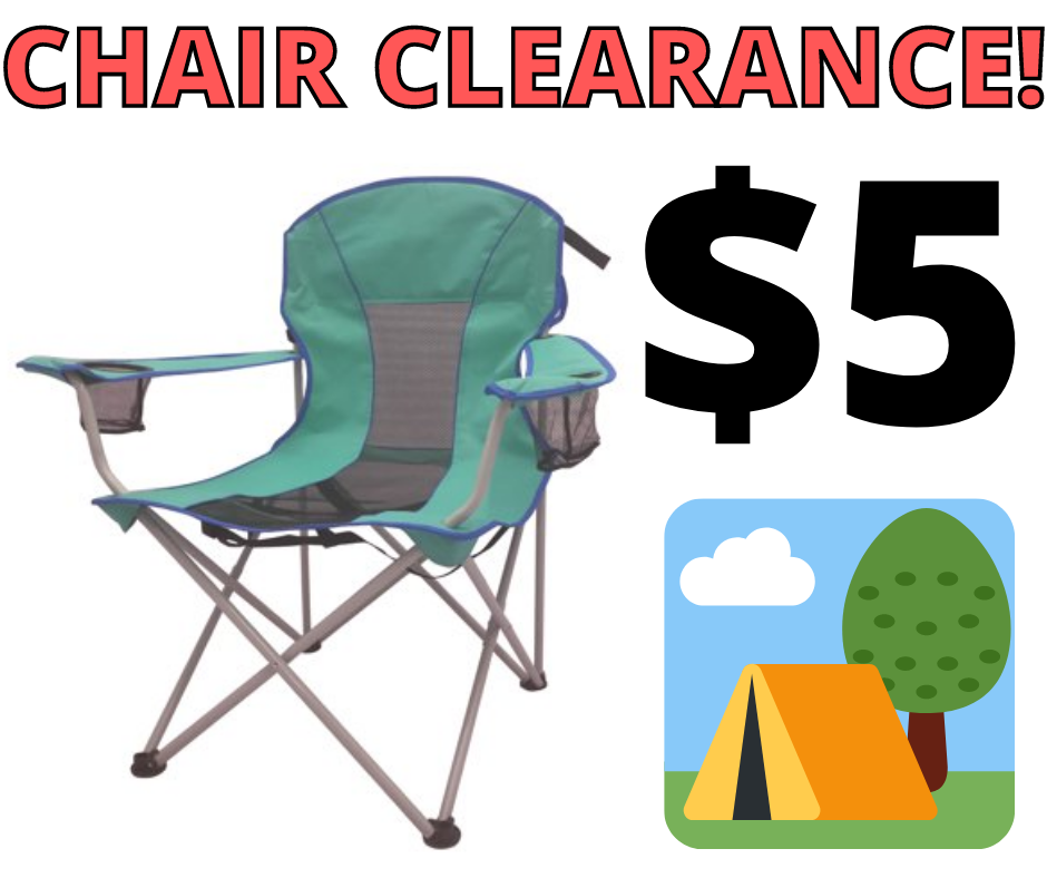 Ozark Trail Oversize Mesh Folding Camp Chair HOT PRICE!