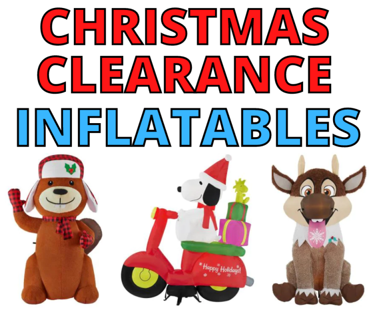 HOME DEPOT INFLATABLES CHRISTMAS CLEARANCE HAS STARTED!