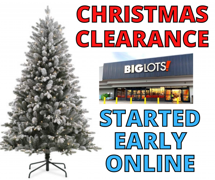 Big Lots After Christmas Clearance Has ALREADY STARTED Online!