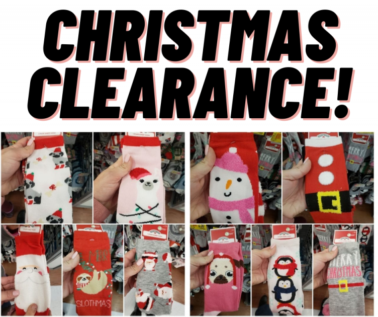 Holiday Time Womens Socks included in Christmas Clearance!!!
