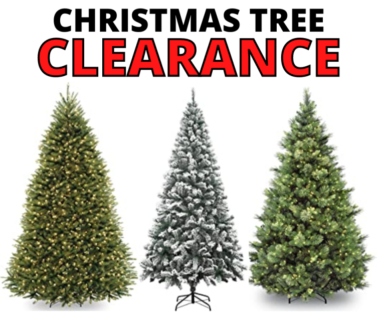 Christmas Clearance – Goplus 3ft Artificial PVC Christmas Tree Pre-Lit Fiber Optic Tree with Metal Stand.