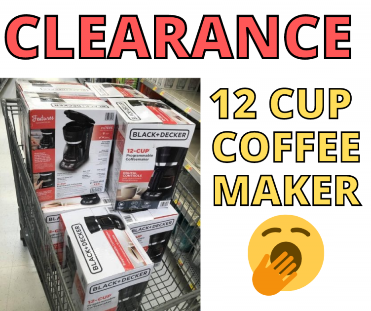 Black + Decker Coffee Maker only $4.98 at Walmart!!! (was $19.77)
