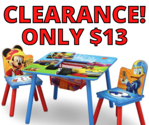 Disney Mickey Mouse Kids Set Only $13 at Walmart!