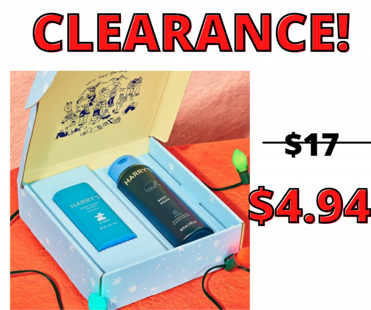 Harry’s Holiday Gift Set CHRISTMAS CLEARANCE!