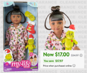 My Life As Grinch Sleepover Doll Walmart