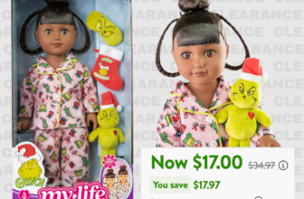 My Life As Grinch Sleepover Doll Walmart