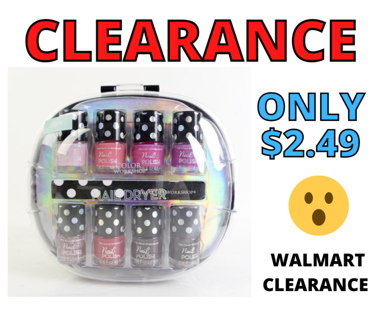 The Color Workshop Nail Dryer HOT Walmart Clearance!