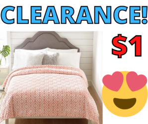 Better Homes & Gardens Blanket ONLY $1 At Walmart!