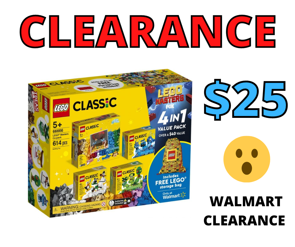Lego Masters 613 Piece Set Markdown Deal At Walmart