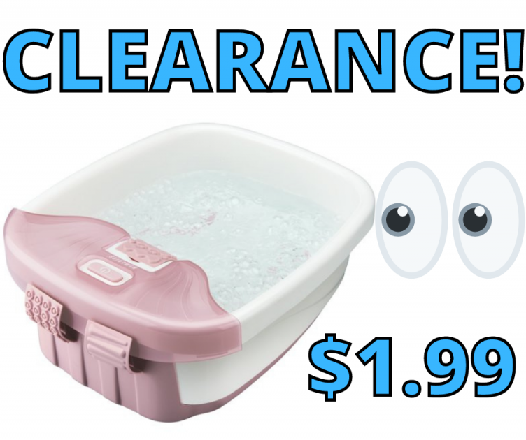 Bliss Deluxe Heated Foot Spa HOT CLEARANCE!