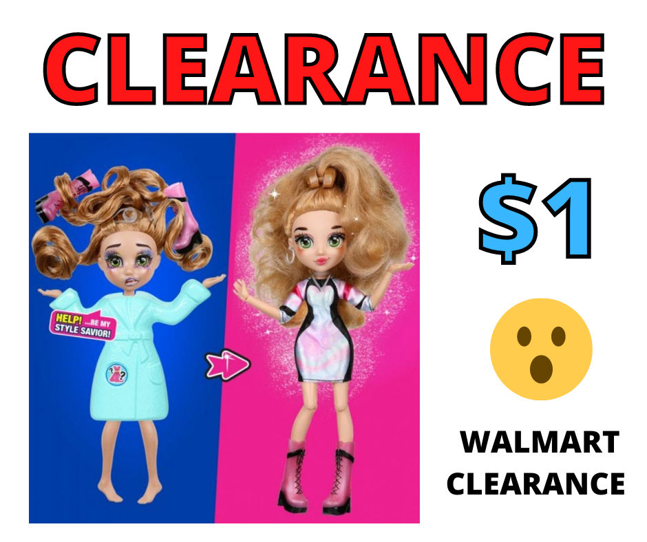 FailFix Total Makeover Doll Pack Walmart Clearance ONLY $1