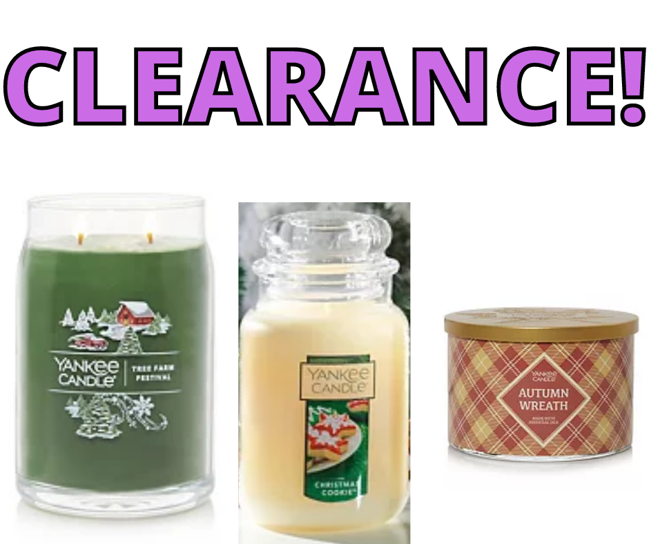 Yankee Candle CLEARANCE Happening at Kohls!