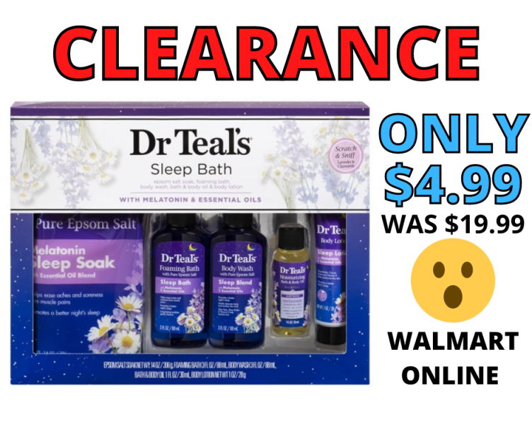 Dr Teal’s Bath and Body Gift Set Only $4.99 – WALMART CLEARANCE!