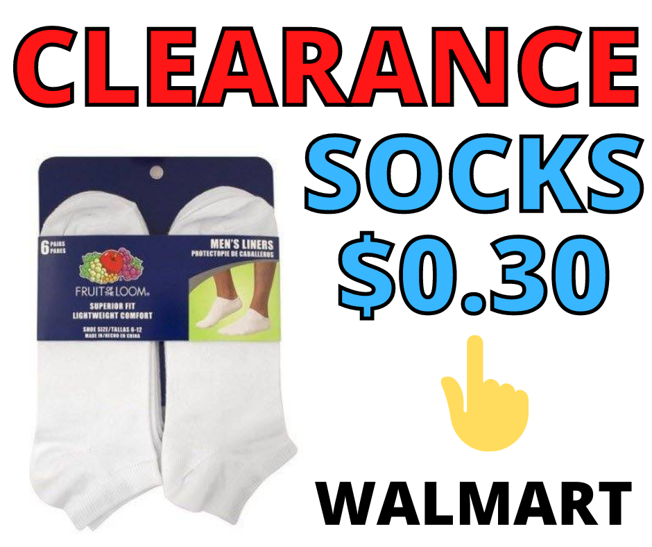 Men’s Socks On Clearance For 17 Cents Per Pair!!!!