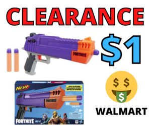 Nerf Fortnite HC-E Mega Dart Blaster JUST $1 REG $14.99 at Walmart