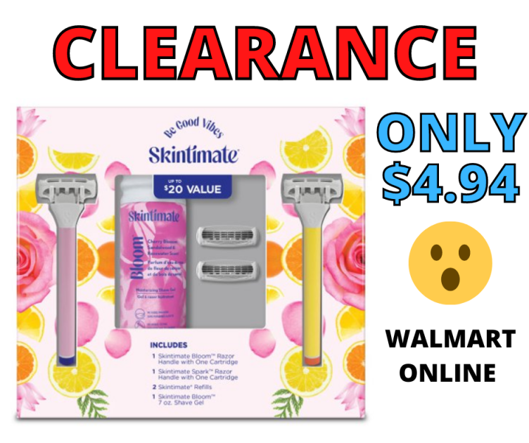 Skintimate Womens Gift Set On Clearance At Walmart!