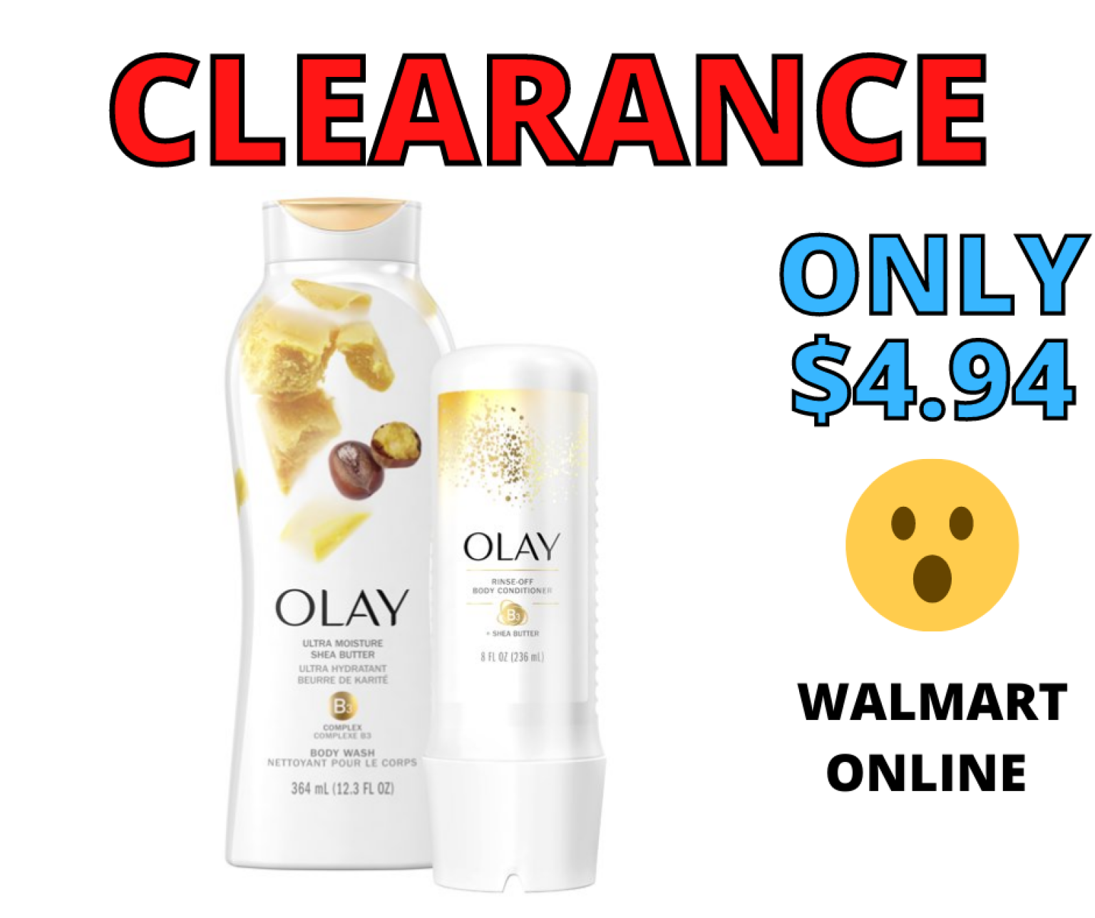 13-value-holiday-gift-pack-olay-ultra-moisture-body-wash-with-shea
