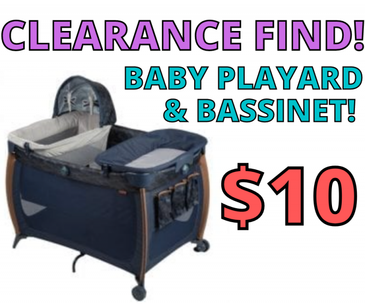 Monbebe Playard With Bassinet Only $10 At Walmart
