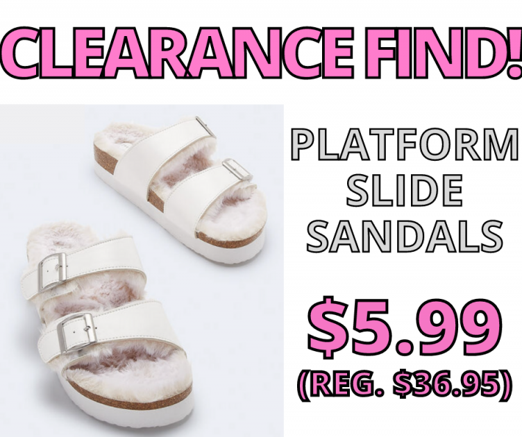 Slide Sandals On Sale At Aeropostale!