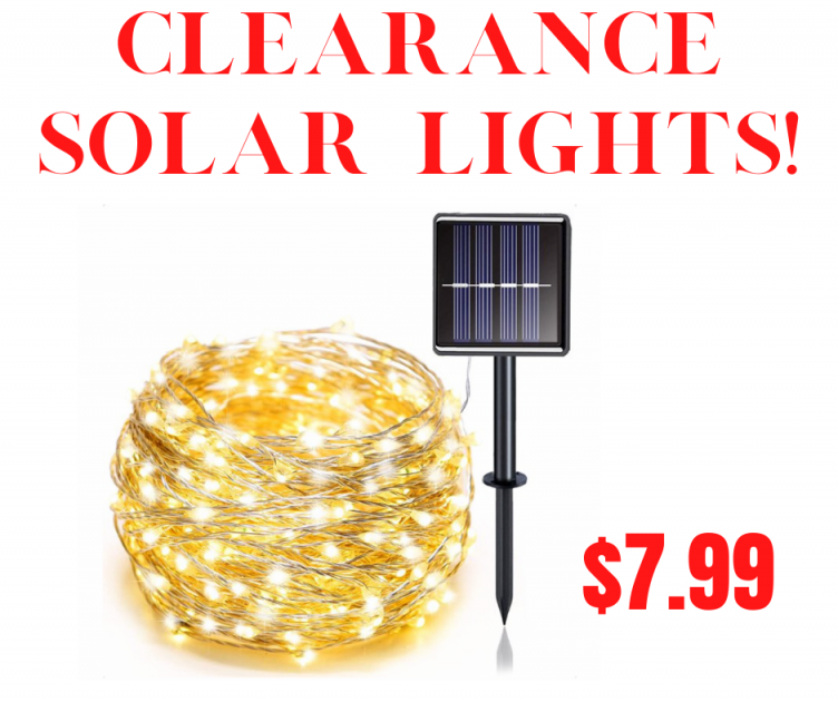 LED Solar String Lights On Clearance!