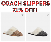 COACH SLIPPERS 71 OFF