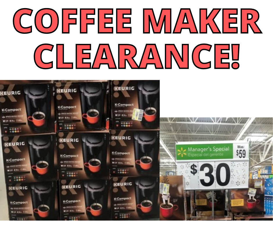 COFFEE MAKER CLEARANCE 1