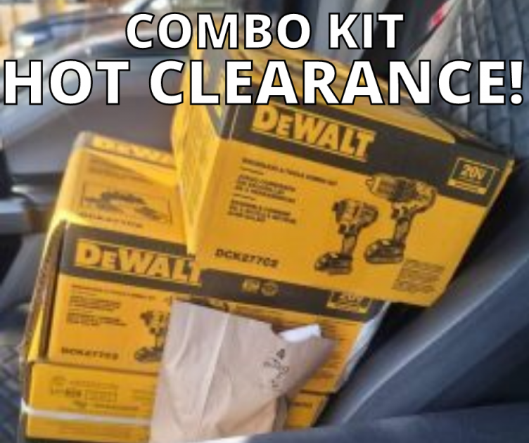 DEWALT 20-Volt Max Brushless Power Tool Combo Kit HOT Clearance!!!