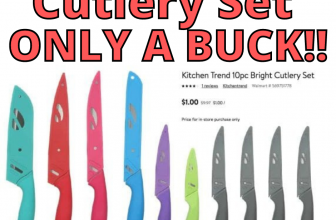 WOW! Kitchen Trend 10pc Bright Cutlery Set ONLY $1!!!