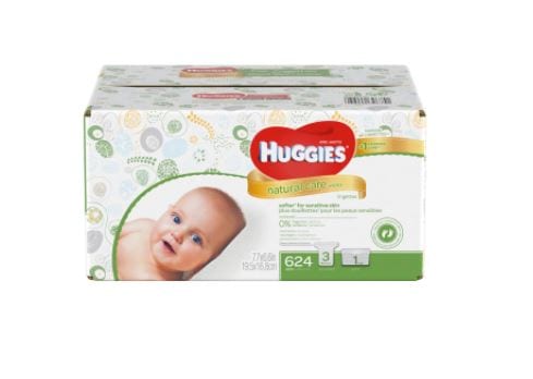 Huggies Natural Care Baby Wipes 624 Count only $5.12 (reg $15)
