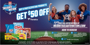 FREE $50 Fanatics Gift Code With General Mills Purchase