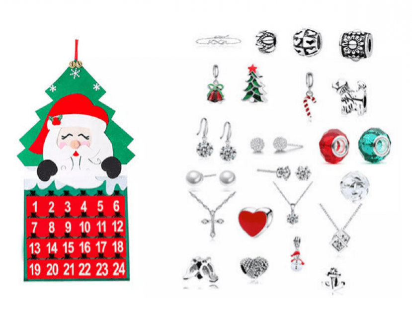 25-piece Jewelry Advent Calendar With Swarovski Crystals Just .99