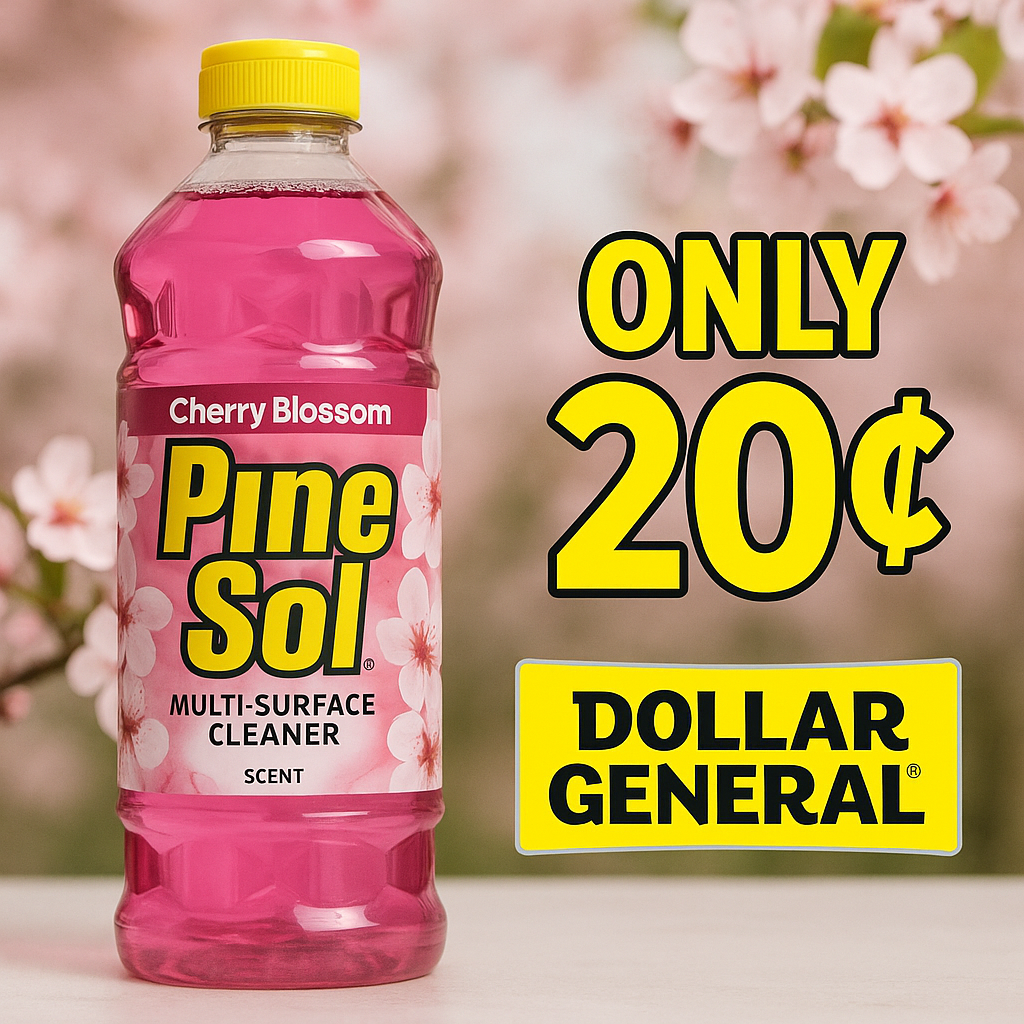 Pine-Sol Cherry Blossom Only 20 Cents At Dollar General After Coupons